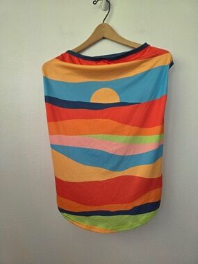 Sun Squad Sunset Dog Tank Top - XL